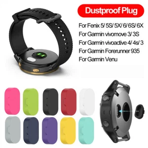 Plug Cover For Garmin Vivoactive 3 4 4S Fenix 6 6S 6X 5 5X 5S Forerunner 935 - Photo 1 sur 23