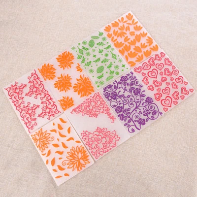 Various Patterns Plastic Embossing Folders Template DIY Scrapbooking Card Craft - Image 1 of 4