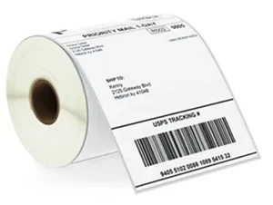 BETCKEY - 4"x 6" Thermal Shipping Labels 1000ct /4 Rolls - Zebra/Rollo/Universal - Picture 1 of 3