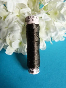 314B Superb Silk Thread Bobbin Zwicky Flora "Dark Bronze Green" No. 897 - Picture 1 of 2