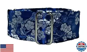 Satin Lined Martingale Collar 1.2" Wide for IG Italian Greyhound Whippet Pupp - Picture 1 of 3