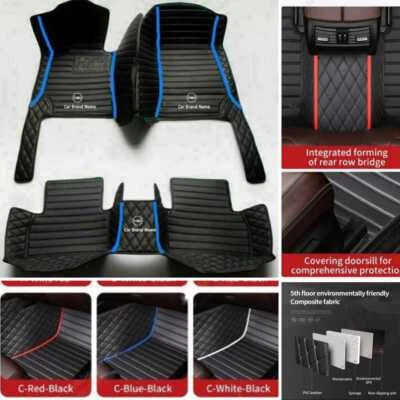 For Chevrolet Impala 2000-2023 Car Floor Mats Custom Luxury Carpets Waterproof Foto 1 de 4