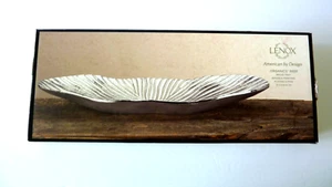 Lenox American by Design Organics Reef Aluminum Bread /Decorative Tray 16.5" NIB - Picture 1 of 13