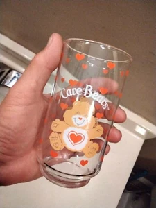 Vintage 1984 Care Bears Character Drinking Glass 5" Tall - Picture 1 of 5