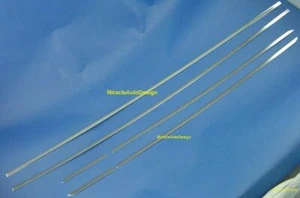 6 PCS CHROME STAINLESS STEEL BODY MOULDINGS FOR 2009-2016 MERCEDES W212 E-CLASS - Bild 1 von 2