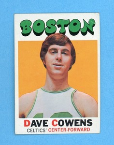 1971-72 Topps #47 Dave Cowens Boston Celtics Rookie Basketball Card EX wrks trc