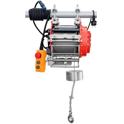Elektrische Seilwinde 800 Kg Seilzug 32 Meter Stahlseil Baustellen Winde 230V - Bild 1 von 4