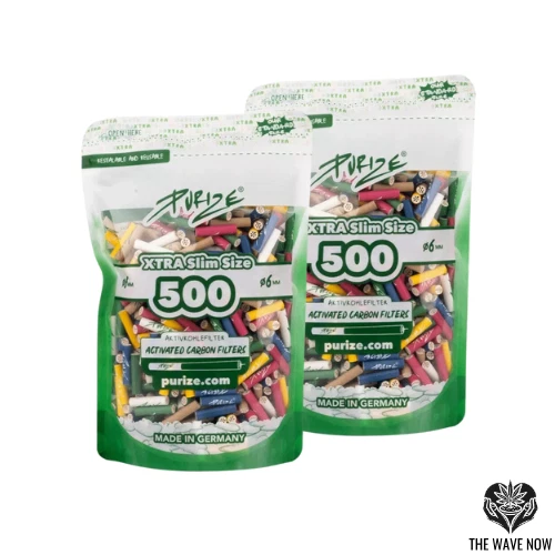 PURIZE® DOUBLE DOYPACK 1000 Xtra Slim Size 6mm Aktivkohlefilter