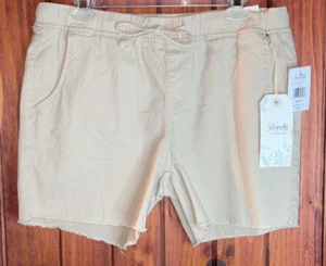 New Royalty For Me Women's Khaki Cut-off Shorts Size Medium - Picture 1 of 6