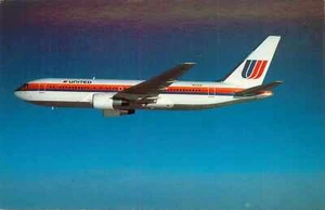 Postcard Aviation United Airlines Boeing 767 - Picture 1 of 2