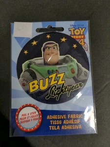 Toy Story 4 Adhesive Fabric Buzz Lightyear. Peel & stick - Picture 1 of 2