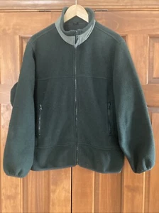 VTG Lands End Full Zip Green Polartec Fleece Jacket Women’s Sz Large 14 -16 - Picture 1 of 4
