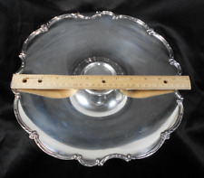 1847 Rogers Bros Serving Tray Reflection Appetizer 12" Silver Plate Platter 9266