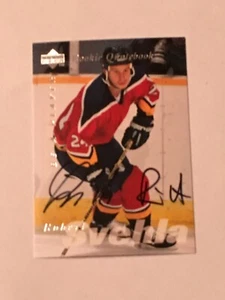 ROBERT SVEHLA UD BE A PLAYER AUTOGRAPH AUTO RC ROOKIE QUOTEBOOK FLORIDA PANTHERS - Picture 1 of 1