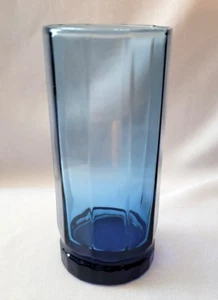 SET OF 2 ANCHOR HOCKING ESSEX MIDNIGHT BLUE 16 OZ GLASS TUMBLERS - Picture 1 of 2