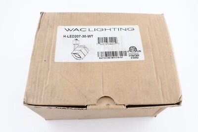 ILUMINACIÓN WAC H-LED207-30-WT 15W LED CABEZA DE PISTA LUMINARIA CUMBRE 3000K BLANCO 120V Foto 1 de 4