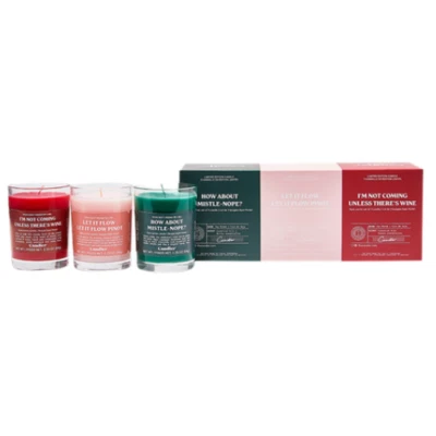 Ryan Porter Votive Candles Set of 3 Limited Edition 2.25oz Soy Winter Scents NEW - Image 1 of 4