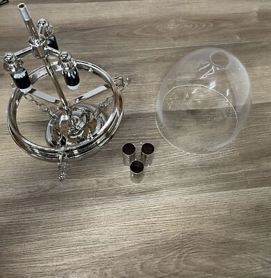 Hudson Valley 140-PN Hannover - Colgante de tres luces, níquel pulido Foto 1 de 4