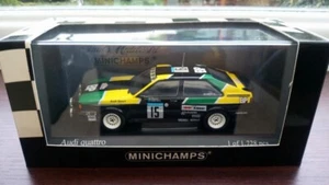 Minichamps 1/43 Audi Quattro Tour De Corse1981,Mouton/Pons - Picture 1 of 5