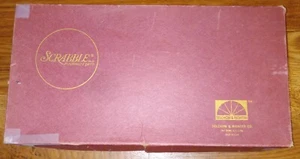 Scrabble Crossword Game Vintage 1970s Selchow & Righter Complete - Picture 1 of 5