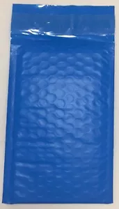 Blue Poly Bubble Padded Mailers Self Seal 4" x 7" 200 Qty #000 - Picture 1 of 1