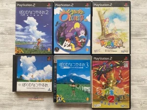 SONY PS 1 2 3 Boku no Natsuyasumi Summer Holiday & Otostaz & Rakugaki Oukoku set - Picture 1 of 14