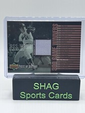 2002 Upper Deck Piece of History 300 Game Winners TOM Seaver JERSEY METS HOF
