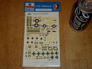 USA McDONNELL F-4 PHANTOM, FIGHTER PLANE, Model Decals Sheet, Scale: 1/72 - Picture 1 of 2