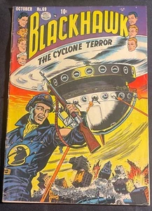 BLACKHAWK #69 Oct 1953 in VG+ 4.5 or better - Picture 1 of 12