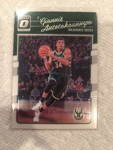 2016-17 Panini Optic Giannis Antrtokoumpo First Rc Optic Bucks Wow Hot