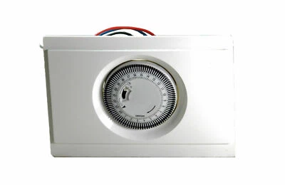 IDEAL LOGIC COMBI 24-HOUR MECHANICAL TIMER CLOCK 204839 - Image 1 of 2