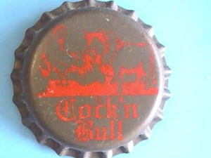 BOTTLE CAP CORK UNUSED COCK'N BULL CCS MAGNET ON REVERSE FOR MOUNTING - Picture 1 of 2