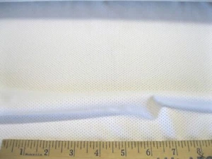 Discount Fabric Polyester Athletic Sports Mesh White LY900 - Bild 1 von 1