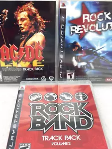 PS3 SPIELE KONVOLUT ROCK BAND AC/DC LIVE TRACK PACK VOL 2 & ROCK REVOLUTION (SEALED) - Bild 1 von 7