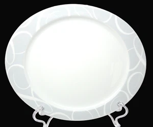 Mitterteich Vogue Oval Dessert / Salad Plate(s) Germany Abstract White Swirls - Picture 1 of 8