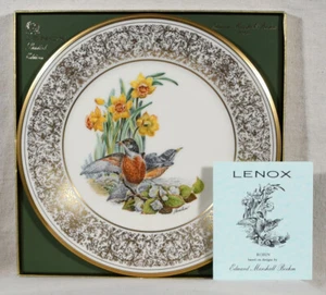 Lenox Boehm Birds Robin 1977 With Box 10 1/2" - Picture 1 of 4