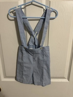 Pantalones Cortos Tiny Tots Originales Niños Talla 4 Azul Rayas Vintage  Foto 1 de 3