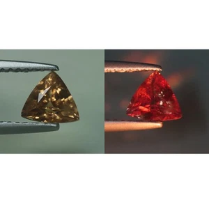 0,84 Cts_Cambio extraordinario_100 % cambio de color natural granate_Sri Lanka - Imagen 1 de 5