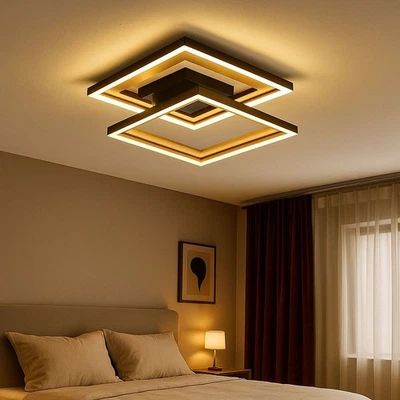 BRILONER Deckenleuchte Designleuchte Wohnzimmerlampe LED CCT Timer Fernbedienung dimmbar