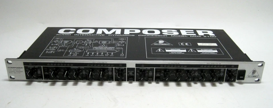Compositor Behringer MDX 2100 - Procesador dinámico compresor/limitador/expansor de 2 canales Foto 1 de 3