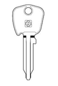 Classic Car key - Ford, Jaguar (Silca FOT2) - Uncut Key Blank - Picture 1 of 1