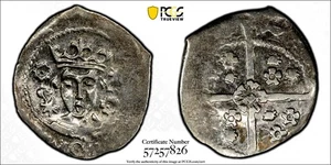 IRLANDA Edoardo IV argento 1479 1 penny Dublino PCGS XF dettaglio RARO S-6389B (6) - Foto 1 di 6