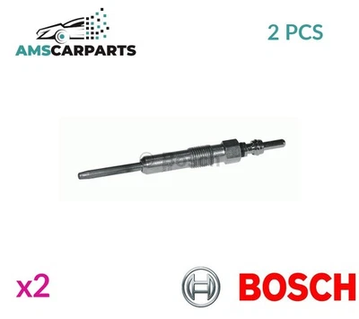 ENGINE GLOW PLUGS 0 250 203 003 BOSCH 2PCS NEW OE REPLACEMENT - Image 1 of 4