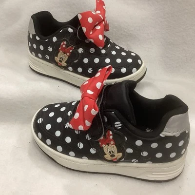 Zapatillas Minnie Mouse Estilo Lazo Niñas Talla 7 Excelente Estado Foto 1 de 4