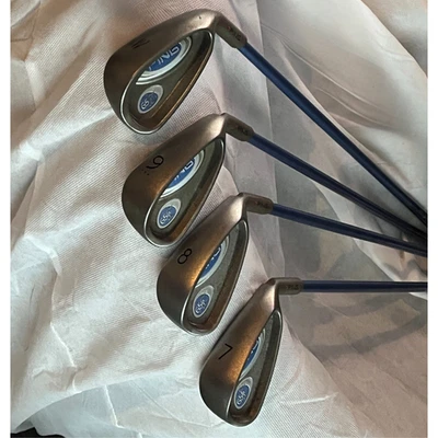 Damas PING G5 L Punto Rojo PING ULT 50 L-Flex Ejes Gráficos 7-W Derecha Excelentes Empuñaduras Foto 1 de 4