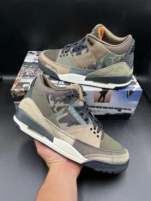 Size 8.5 - Air Jordan 3 Retro Patchwork Camo - Image 1 of 4
