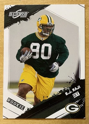 B.J. Raji Rookie 2009 Score Football #311 Green Bay Packers EX-NM - Image 1 of 2