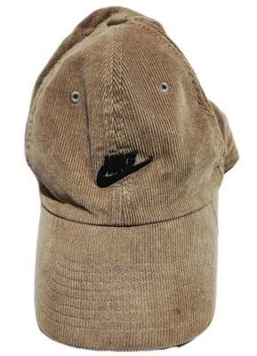 Бейсболка Nike H86 Heritage 86 Futura с металлическим логотипом коричневая вельветовая регулируемая - Изображение 1 из 4