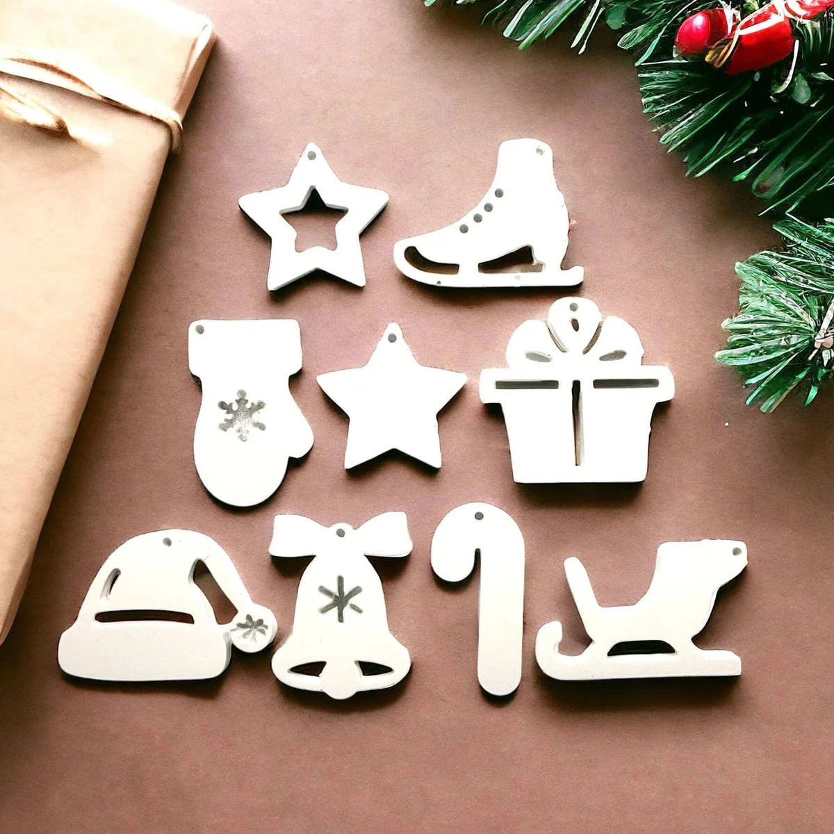 3D Silikonformen Für Weihnachtskerzen – Wichtel & Weihnachtsbaum, DIY-Set
