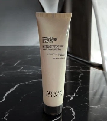 AFRICAN BOTANICS баобаб глины оксигенирующее очищающее средство 100 мл / 3,4 жидк. унц новый/запечатанный - Изображение 1 из 4